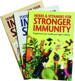 BOOST YOUR IMMUNE SYSTEM, 3 BOOKS
