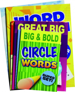 SUPER SET WORD SEARCH, 6 BOOKS