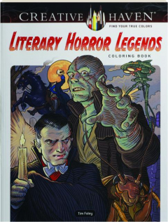 CREATIVE HAVEN LITERARY HORROR LEGENDS COLORING BOOK