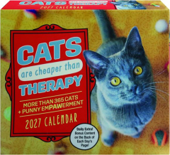 2027 CATS ARE CHEAPER THAN THERAPY CALENDAR