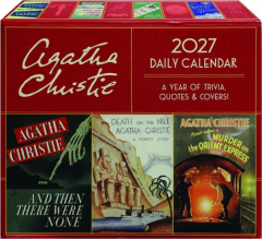 2027 AGATHA CHRISTIE CALENDAR