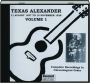 TEXAS ALEXANDER, VOLUME 1, 1927-1928 - Thumb 1