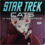 2024 <I>STAR TREK</I> CATS OF THE U.S.S. <I>ENTERPRISE</I> CALENDAR - Thumb 1