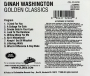 DINAH WASHINGTON: Golden Classics - Thumb 2
