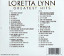 LORETTA LYNN: Greatest Hits - Thumb 2