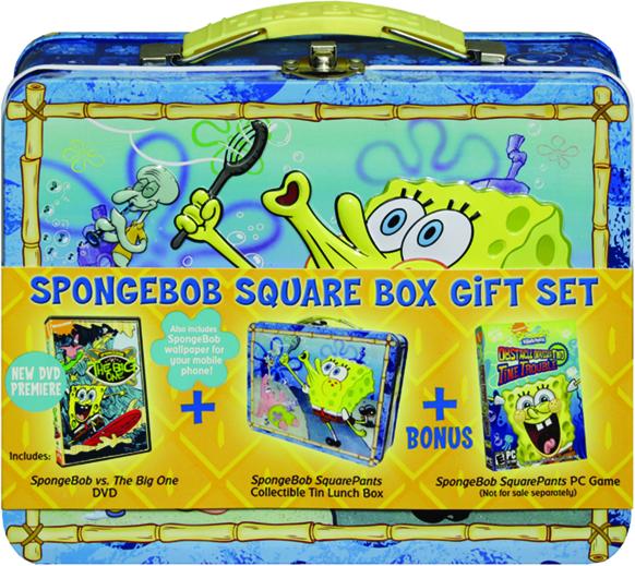 Spongebob Square Box Gift Set Hamiltonbook Com