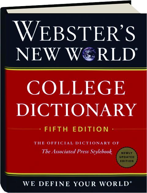 WORLD　WEBSTER'S　DICTIONARY,　FIFTH　NEW　COLLEGE　EDITION