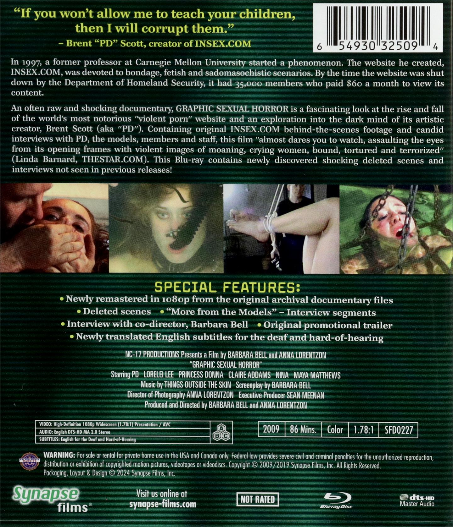 GRAPHIC SEXUAL HORROR