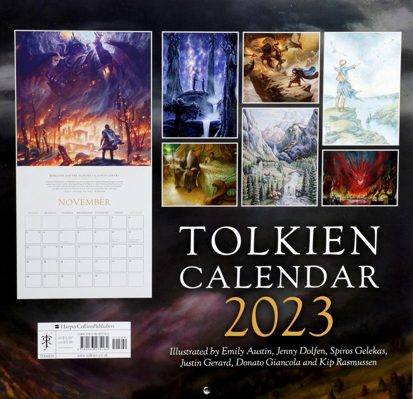 2023 TOLKIEN CALENDAR - HamiltonBook.com