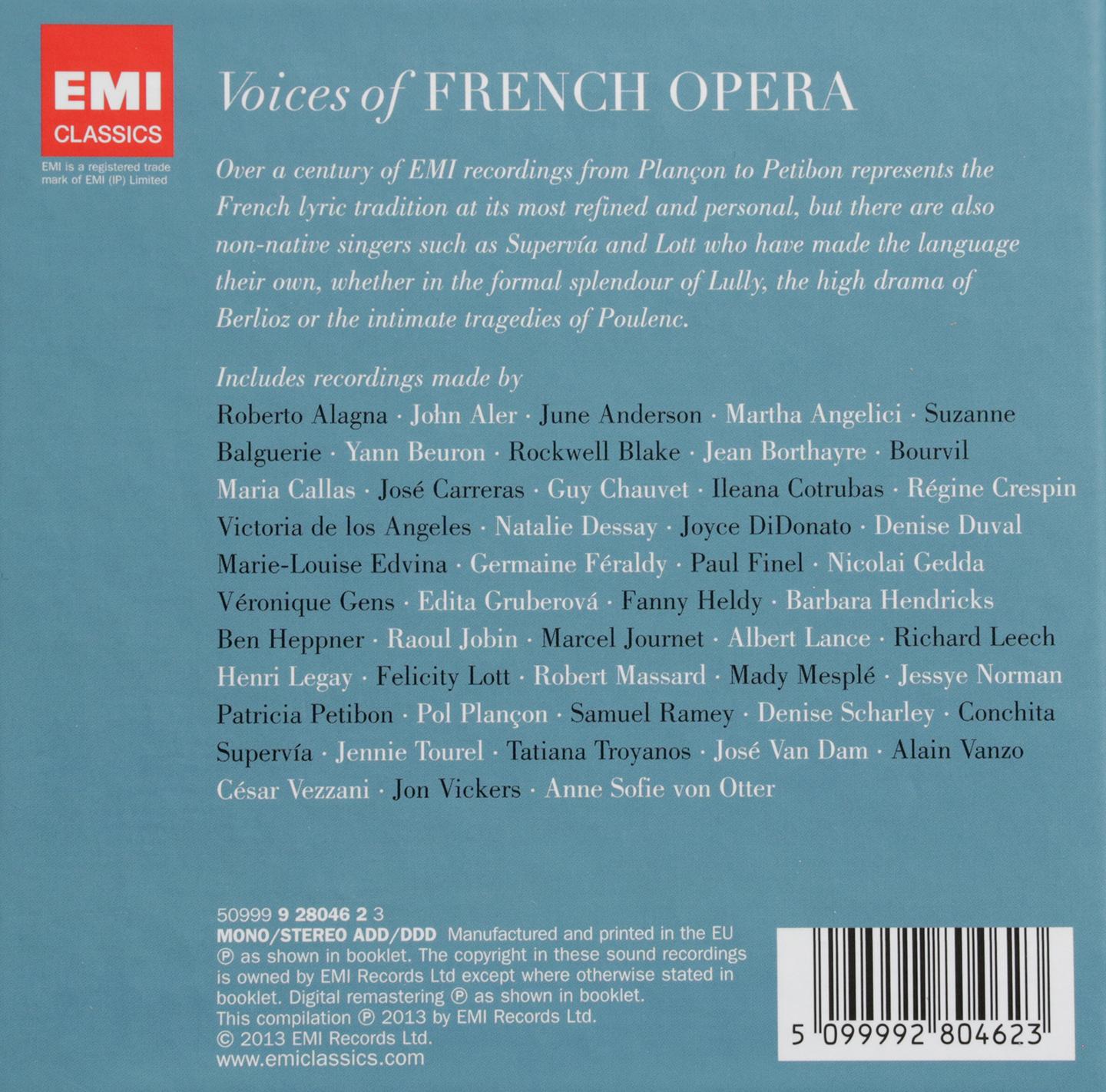 VOICES OF FRENCH OPERA - HamiltonBook.com