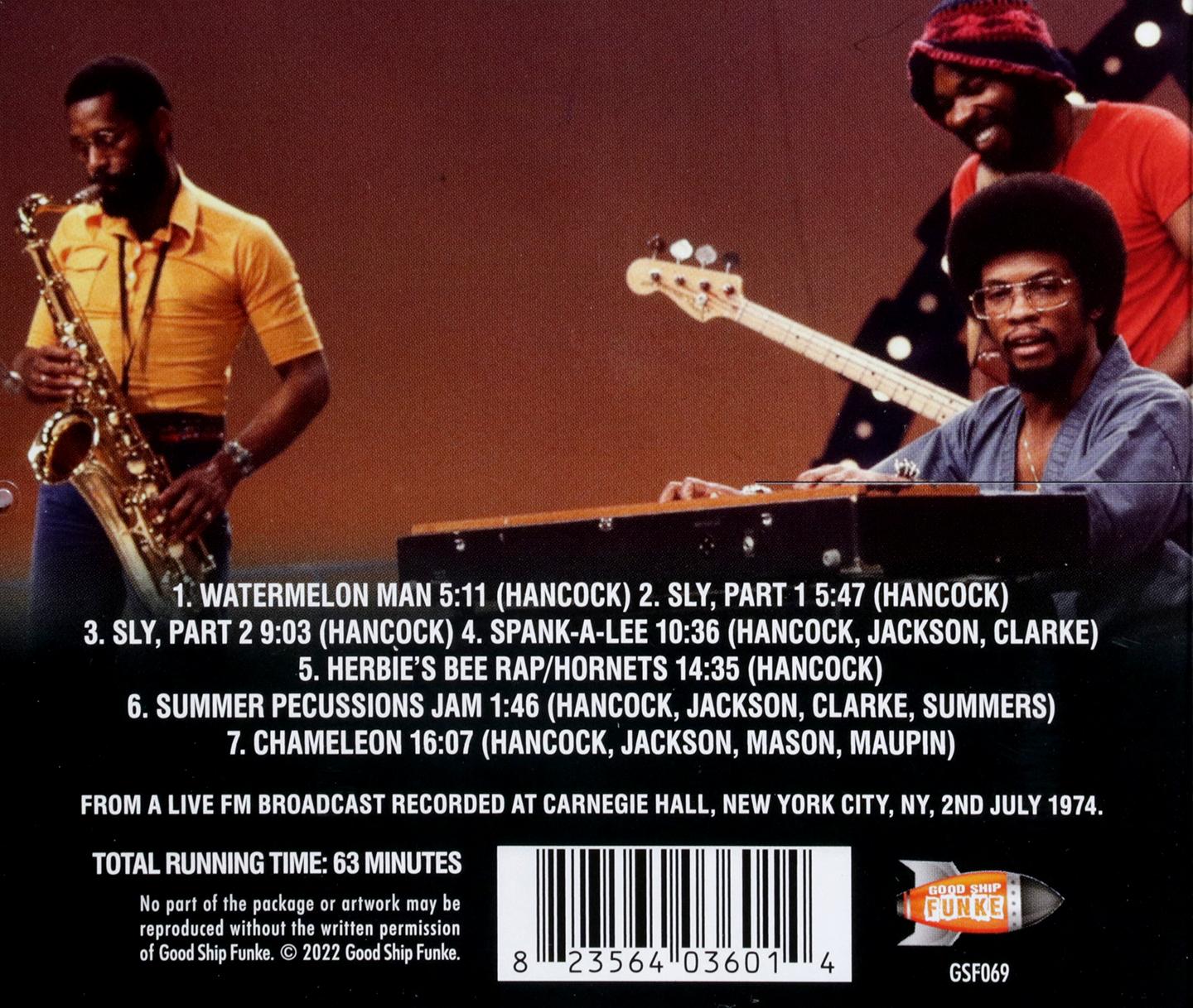 HERBIE HANCOCK & THE HEADHUNTERS Newport Jazz 1974