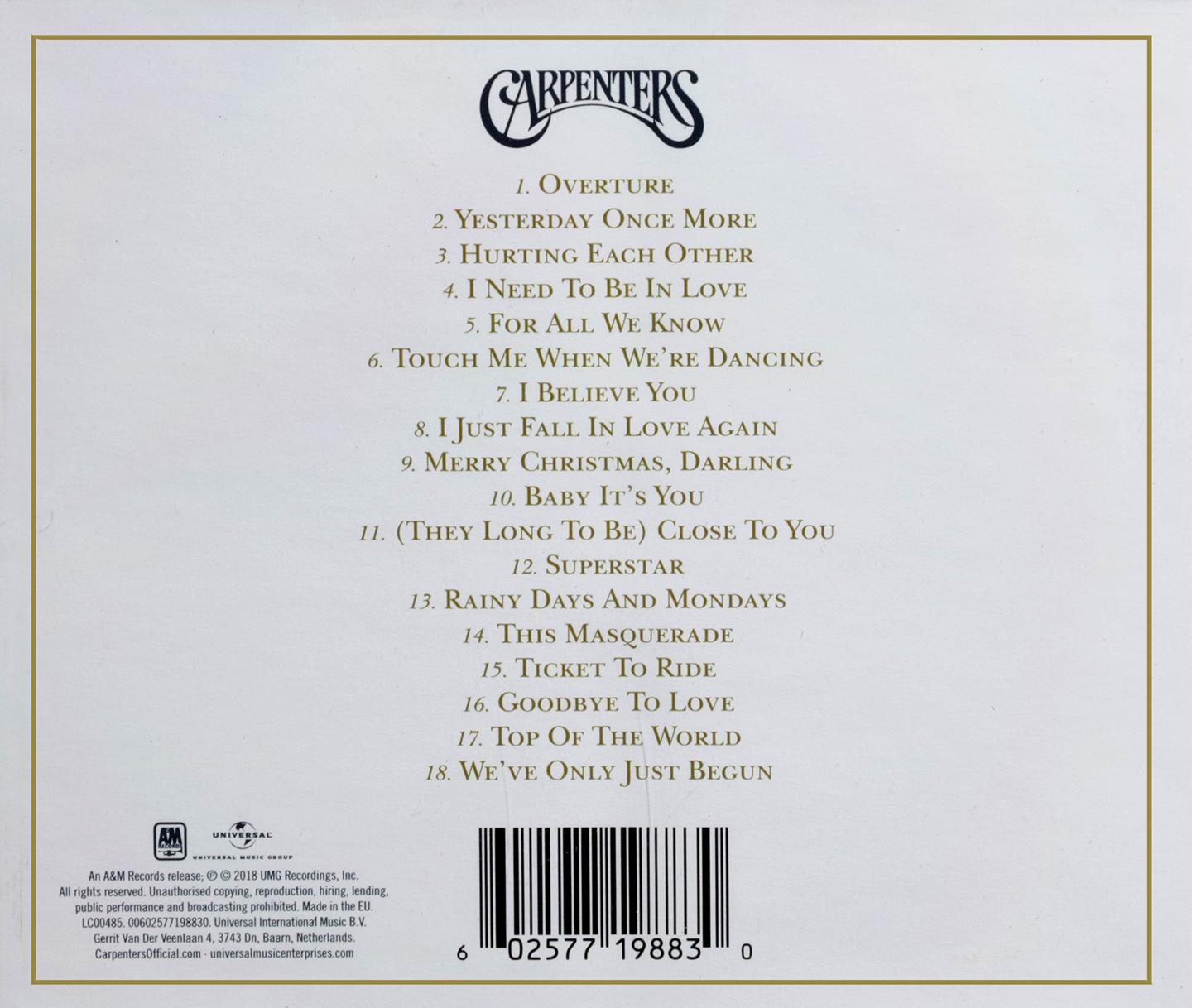 CARPENTERS WITH THE ROYAL PHILHARMONIC ORCHESTRA