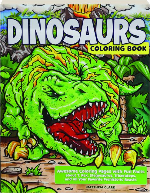 Dinosaur Coloring Books For Toddlers: A toddlers coloring books