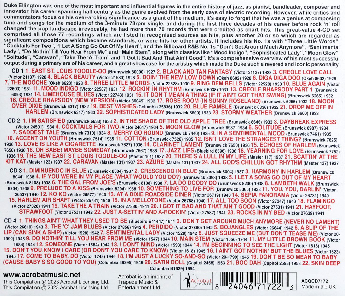 DUKE ELLINGTON All the Hits and More 192754