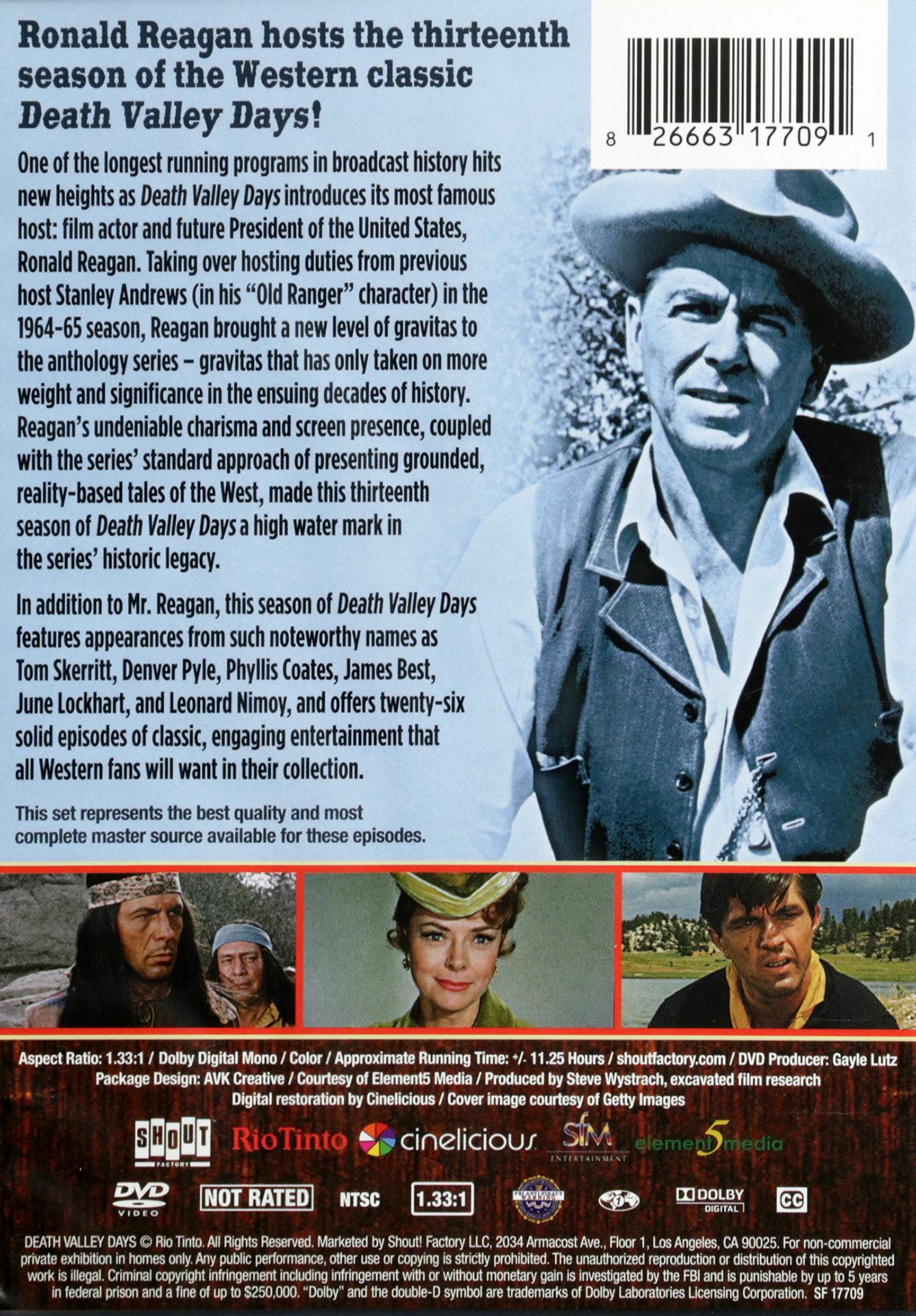 DEATH VALLEY DAYS The Complete 13th Season