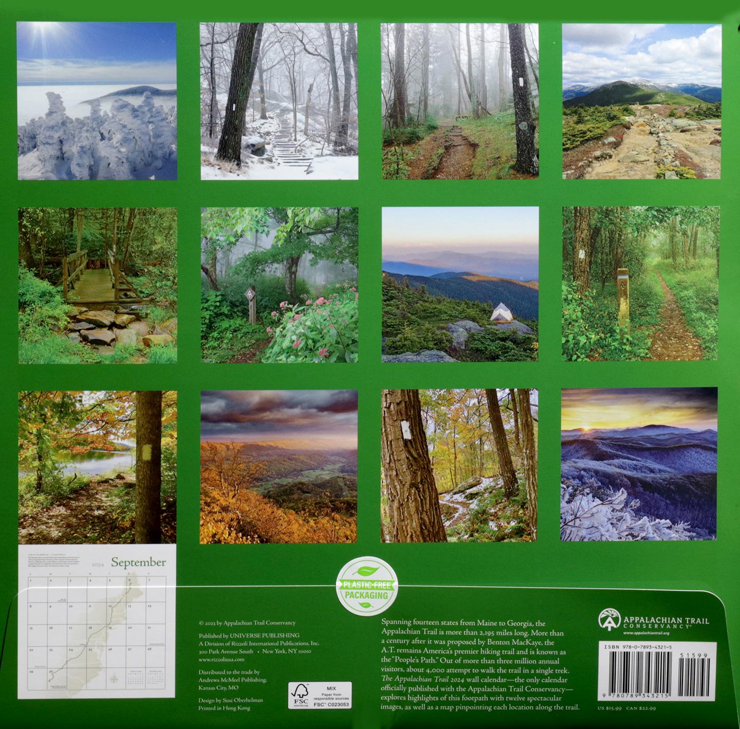 2024 APPALACHIAN TRAIL CALENDAR