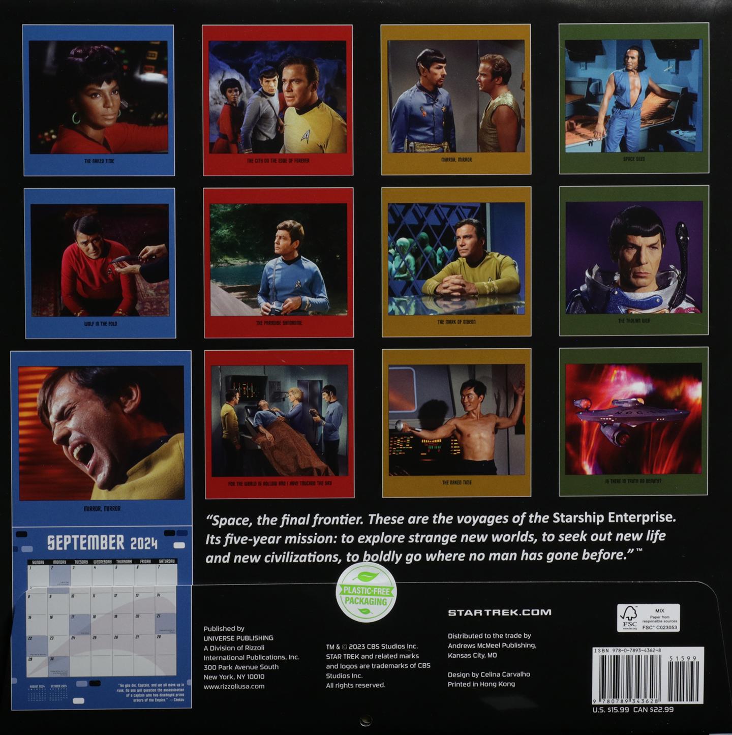 2024 STAR TREK CALENDAR