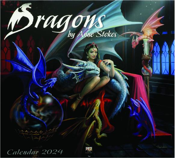 2024 DRAGONS BY ANNE STOKES CALENDAR
