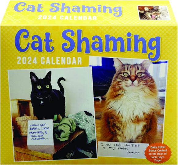 2024 CAT SHAMING CALENDAR - HamiltonBook.com
