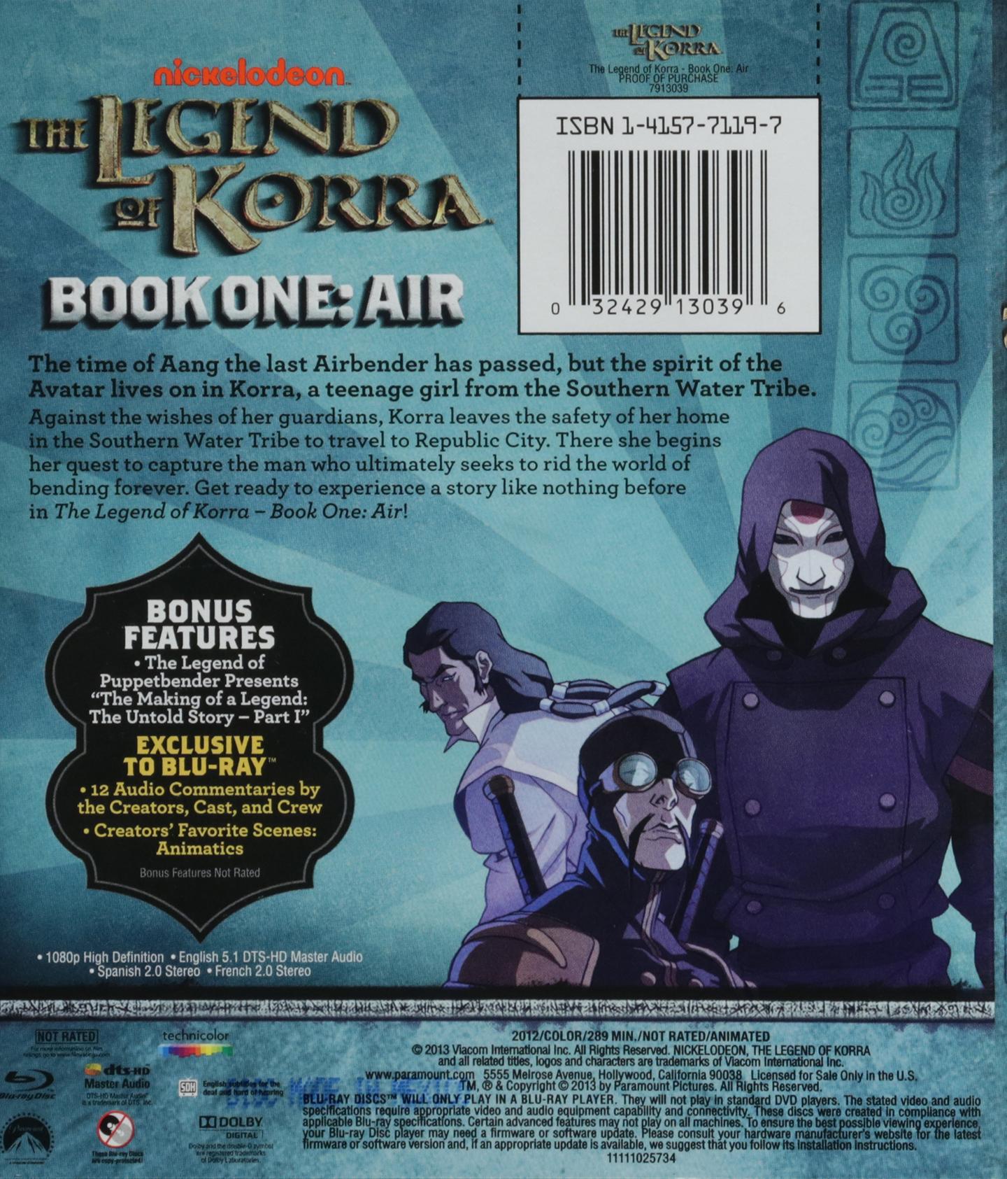THE LEGEND OF KORRABOOK ONE Air