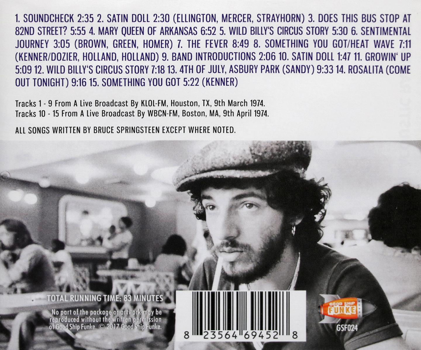 BRUCE SPRINGSTEEN Acoustic Radio 1974