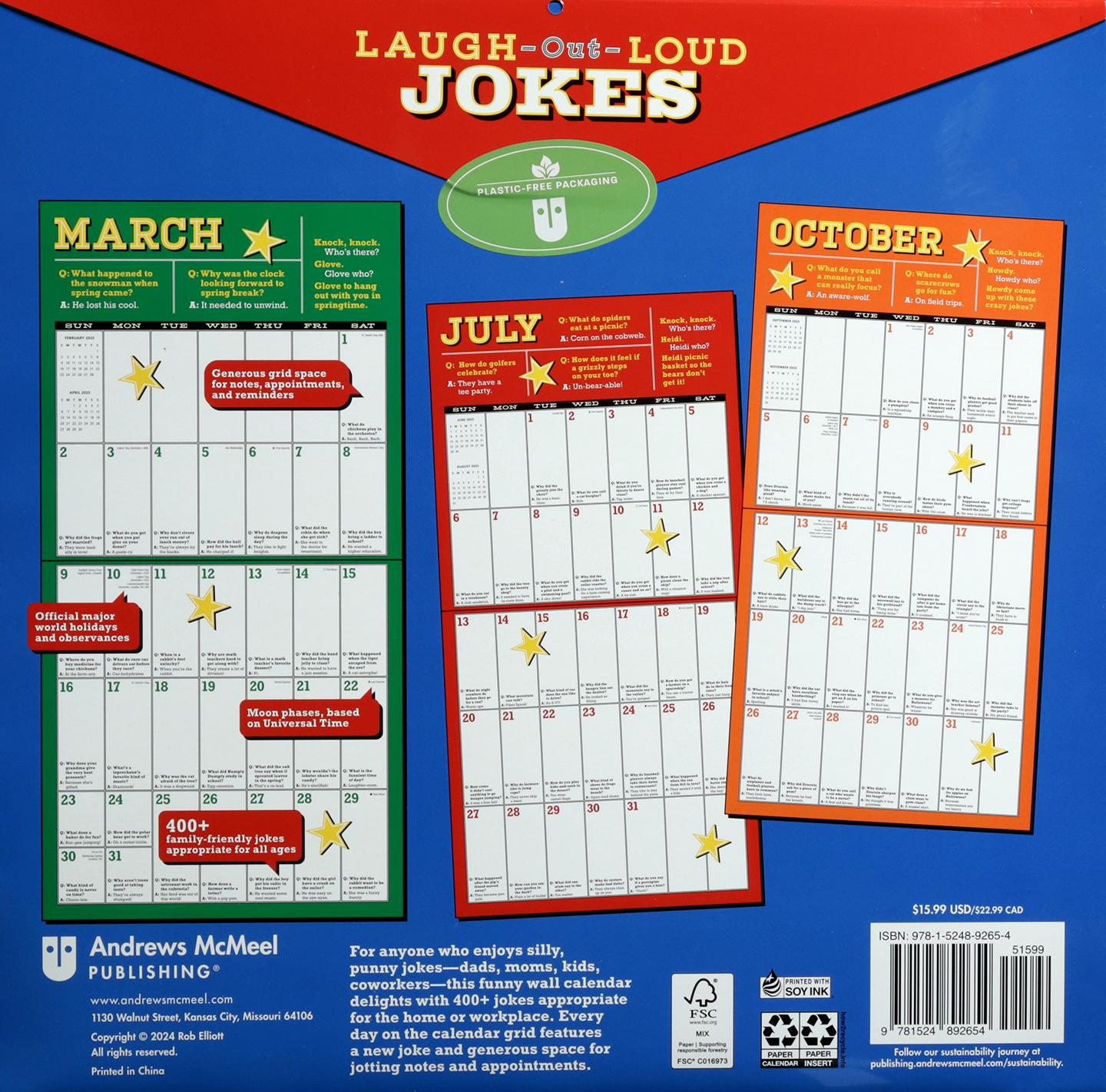 2025 LAUGHOUTLOUD JOKES CALENDAR