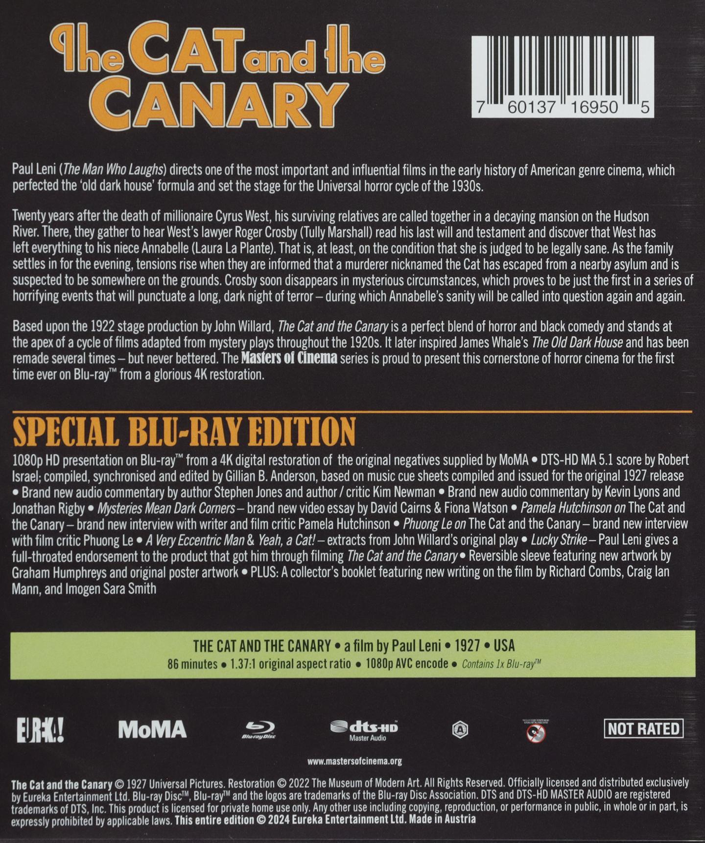 The cat and the canary hamiltonbook