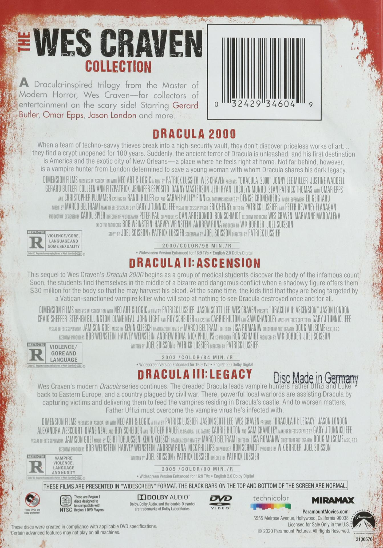 wes craven präsentiert dracula ii