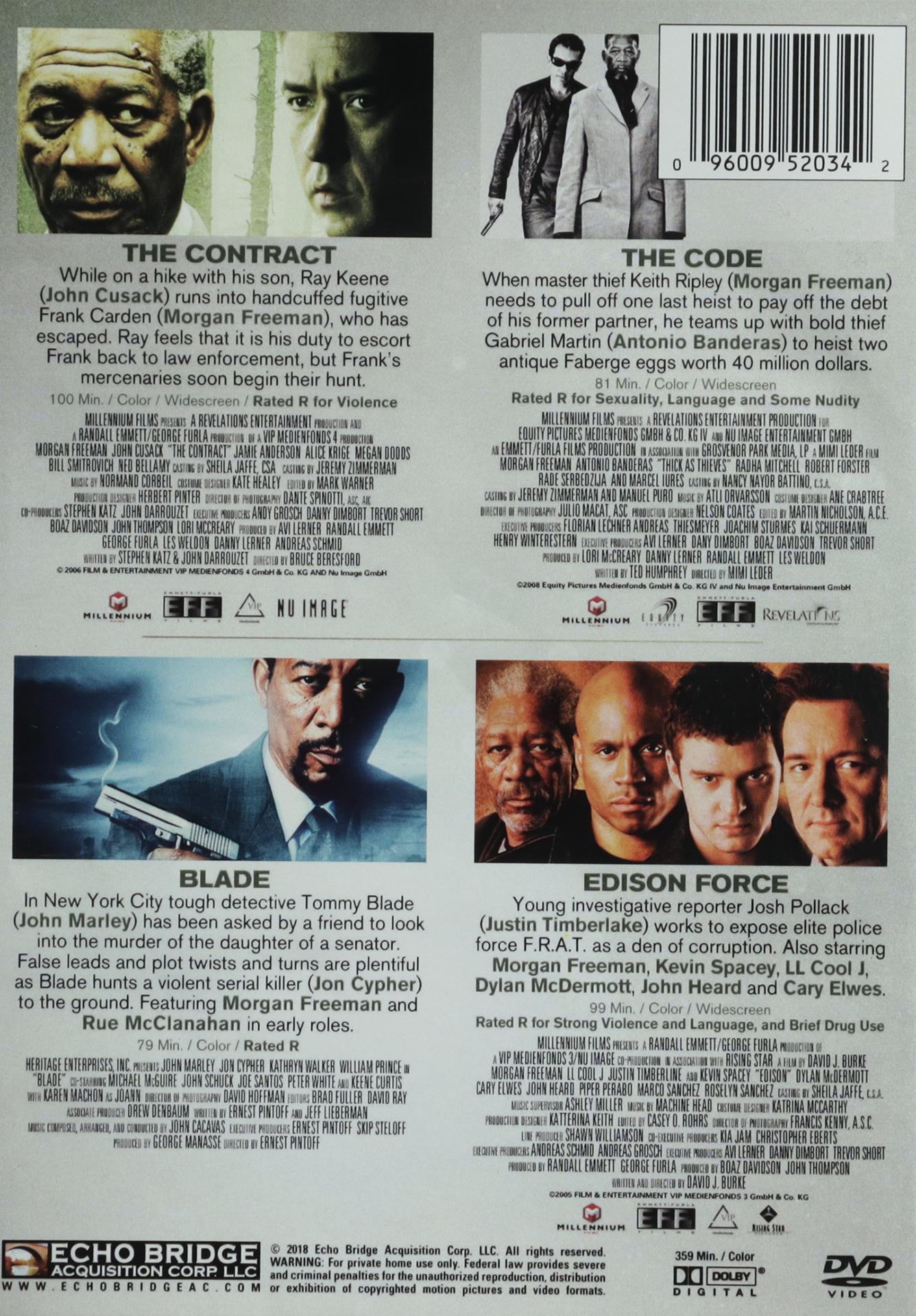 MORGAN FREEMAN: 4 Films - HamiltonBook.com