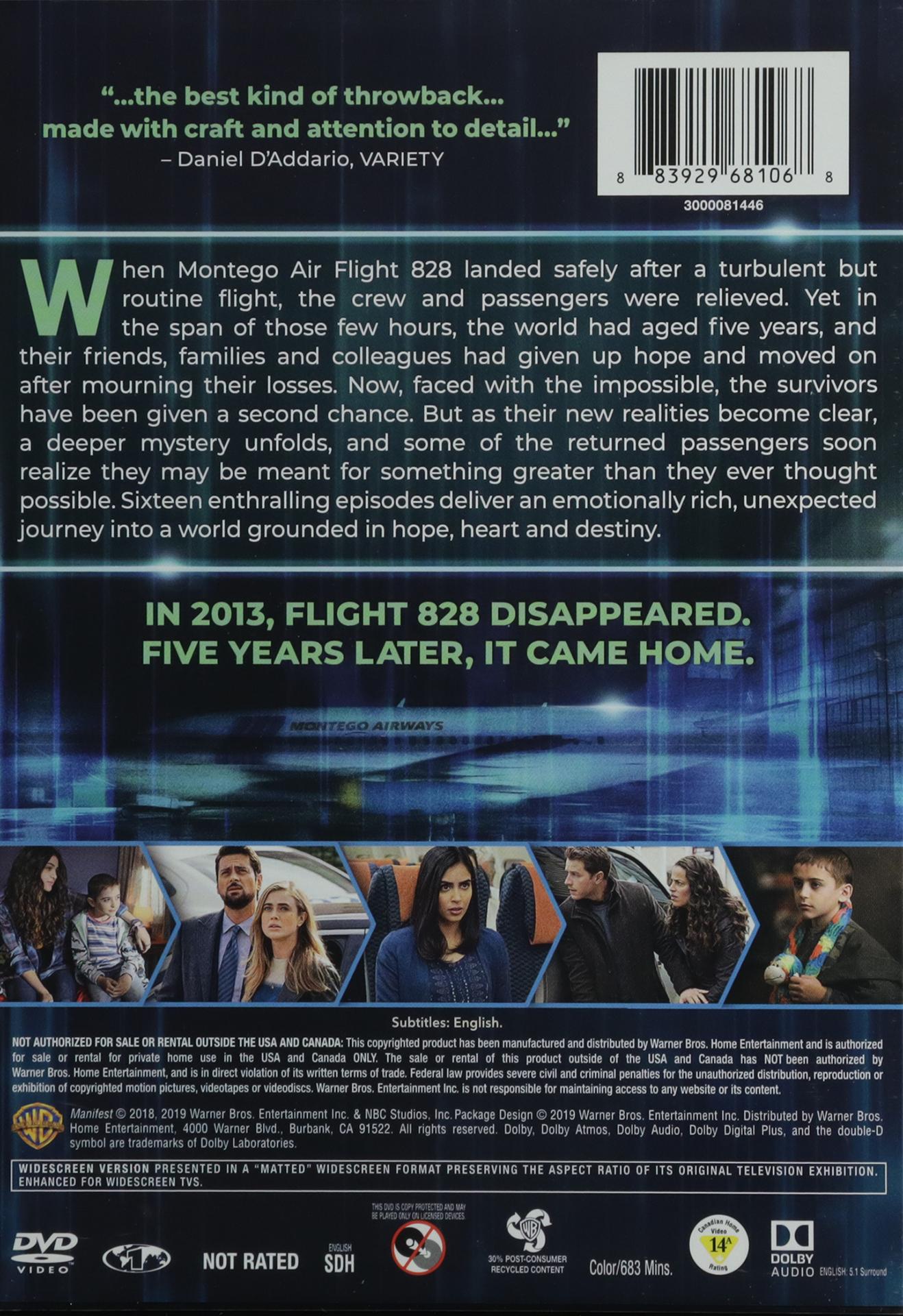 MANIFEST: The Complete First Season - HamiltonBook.com