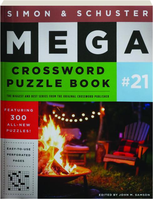 Martello UK A5 Mega Crossword Book 2-Pack – Large Print, English, 2 Activity Books