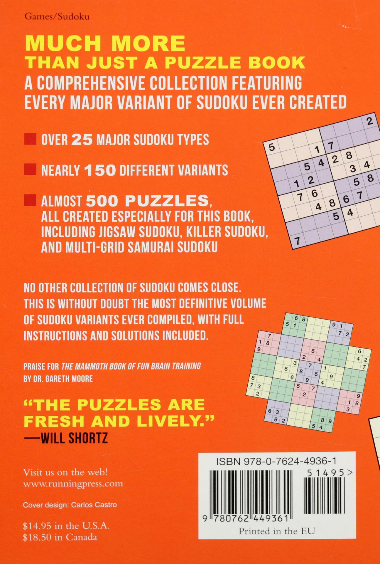 THE MAMMOTH BOOK OF NEW SUDOKU - HamiltonBook.com